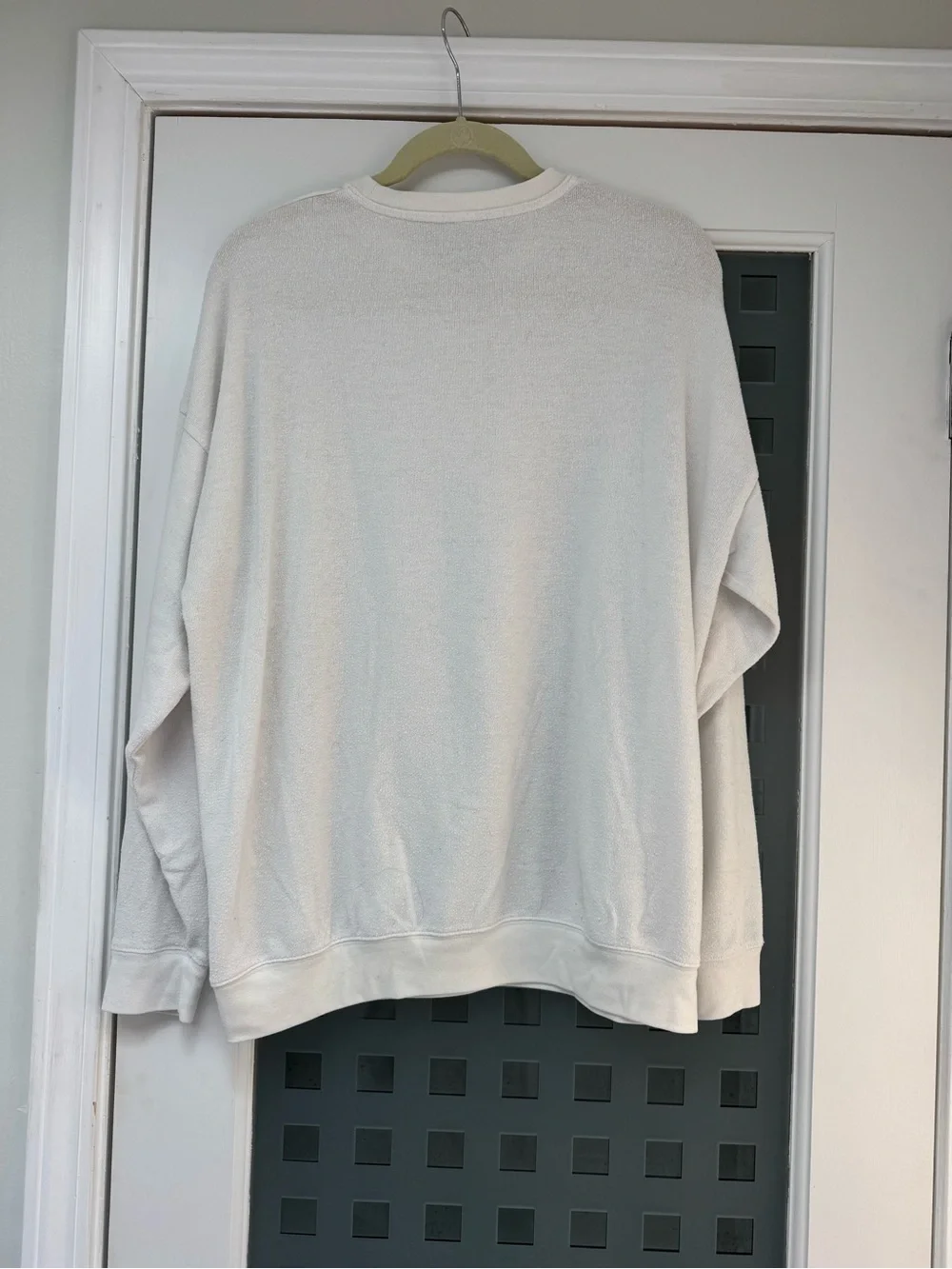 Alo Soho Pullover Ivory Large